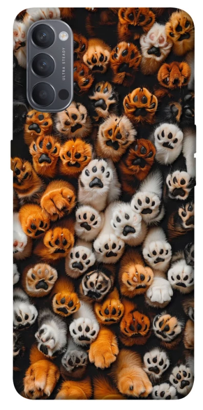 Чохол на Oppo Reno 4 Сat paws фото 1 з 1