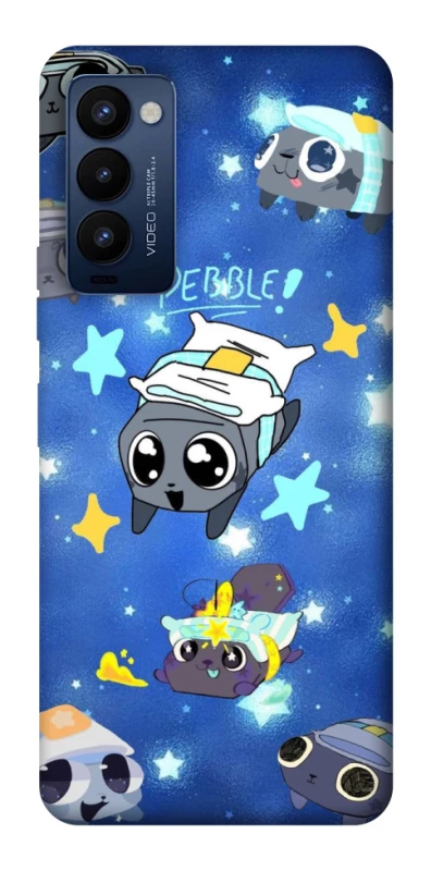Чохол на TECNO Camon 18 Pro Pebble kitten stars фото 1 з 1