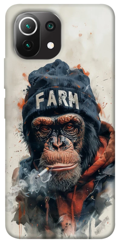 Чехол на Xiaomi Mi 11 Lite Шимпанзе v3 фото 1 из 1