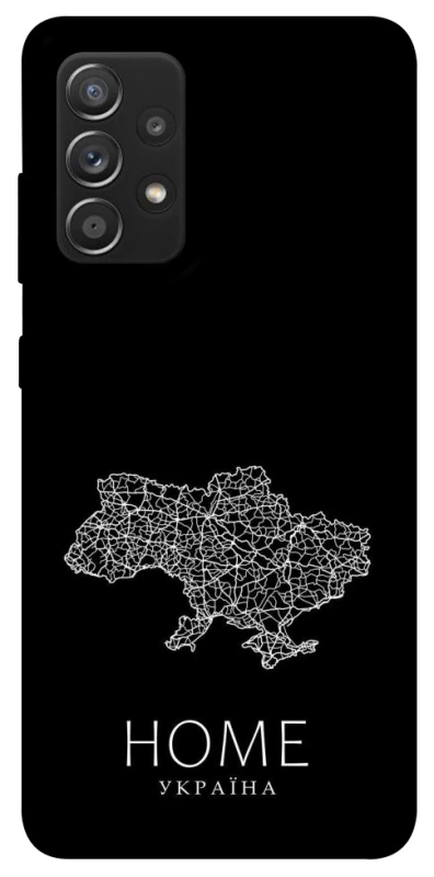 Чохол на Samsung Galaxy A52 4G / A52 5G Ukraine black map фото 1 з 1