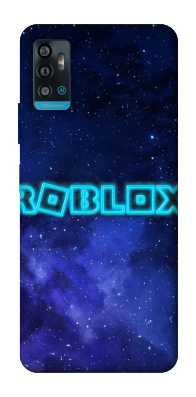 Чохол на ZTE Blade A71 Roblox Space Logo Blue фото 1 з 1
