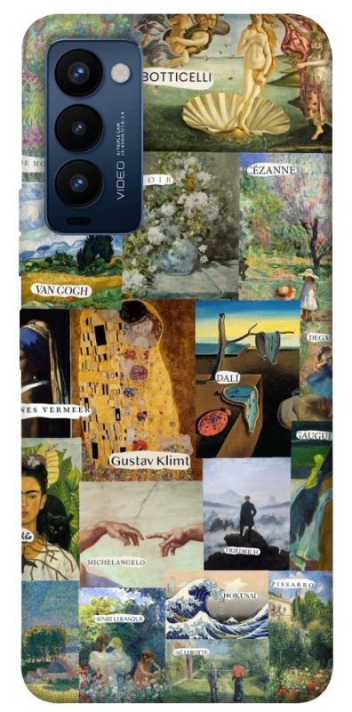 Чохол на TECNO Camon 18 Art collage ver.8 фото 1 з 1