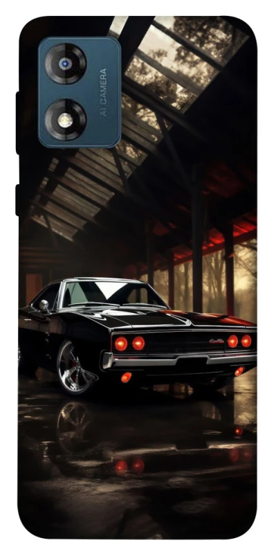 Чохол на Motorola Moto E13 Black classic car фото 1 з 1