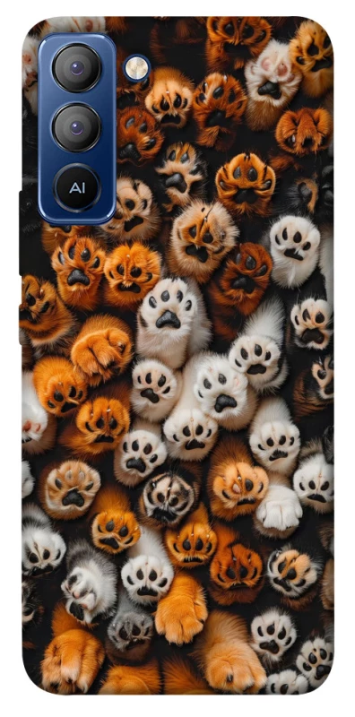 Чехол на TECNO Pop 5 LTE Сat paws фото 1 из 1