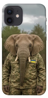 Чехол на Apple iPhone 12 (6.1") Слон защитник фото 1 из 1