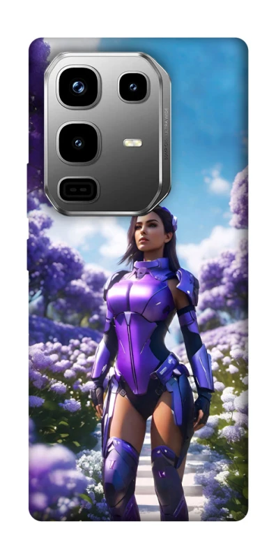 Чохол на Infinix Note 50 Pro Cyber space girl ver.4 фото 1 з 1