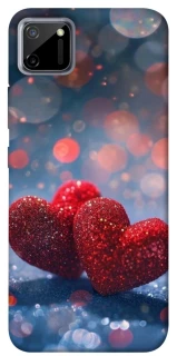Чехол на Realme C11 Red hearts фото 1 из 1