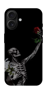 Чехол на Apple iPhone 16 Skeleton vs Rose фото 1 из 1