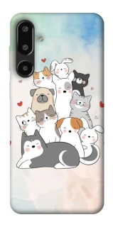 Чехол на Samsung Galaxy F16 Funny Pets ver.2 фото 1 из 1