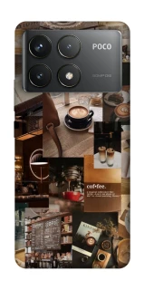 Чехол на Xiaomi Poco F6 Pro Coffee collage ver.2 фото 1 из 1