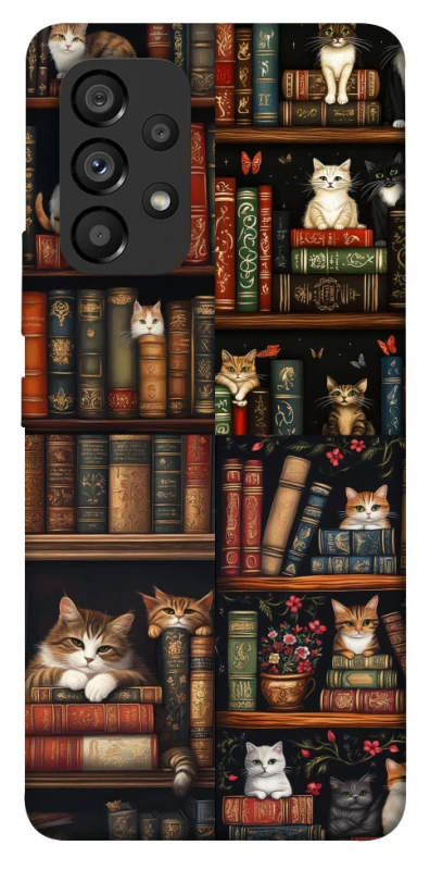 Чохол на Samsung Galaxy A53 5G Cats & Books фото 1 з 1