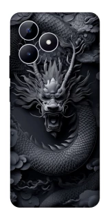 Чехол на Realme Note 50 5G black dragon фото 1 из 1