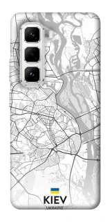 Чохол на Infinix Hot 50 Pro Kiev white map фото 1 з 1