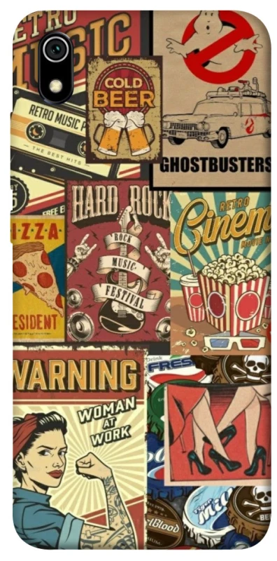 Чохол на Xiaomi Redmi 7A Retro collage ver.2 фото 1 з 1