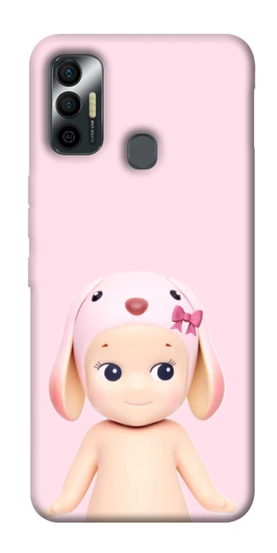 Чохол на TECNO Spark 7 Pink Ribbon Hop фото 1 з 1