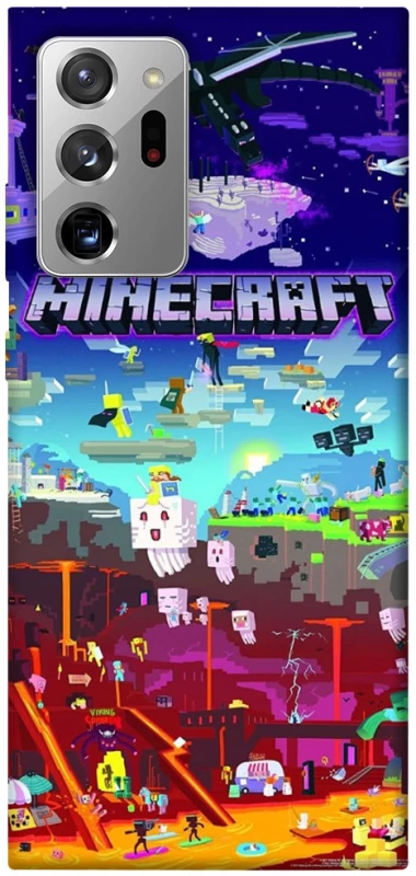 Чохол на Samsung Galaxy Note 20 Ultra Minecraft world фото 1 з 1