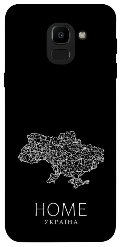 Чохол на Samsung J600F Galaxy J6 (2018) Ukraine black map фото 1 з 1
