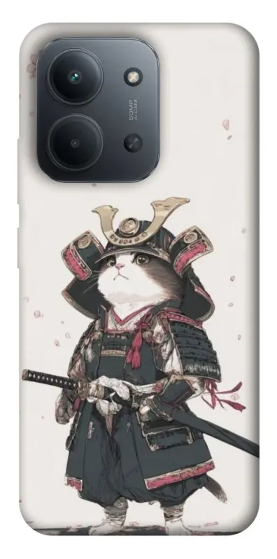 Чехол на Xiaomi Redmi 15C (Global) Samurai Cat Warrior фото 1 из 1