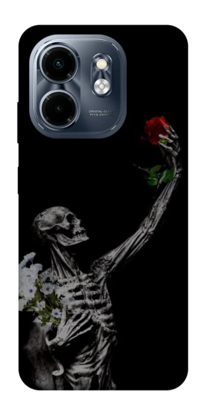 Чехол на Infinix Smart 9 4G / Hot 50i Skeleton vs Rose фото 1 из 1