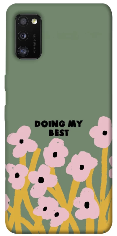 Чохол на Samsung Galaxy A41 Doing my best фото 1 з 1
