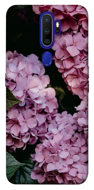 Чохол на Oppo A5 (2020) / Oppo A9 (2020) Рожеві гартензії фото 1 з 1
