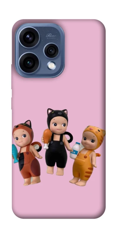 Чохол на Oppo Reno 15 Cat Cafe Trio фото 1 з 2