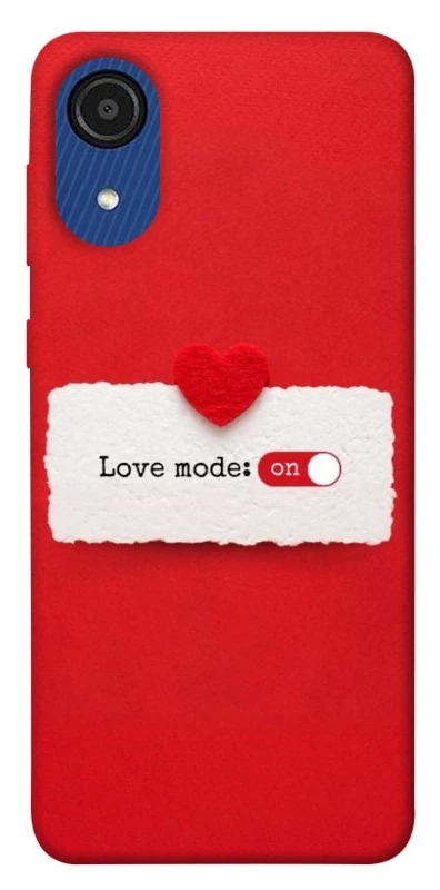 Чохол на Samsung Galaxy A03 Core Love Mode ON фото 1 з 1