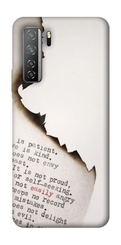 Чехол на Huawei Nova 7 SE Стихи фото 1 из 1