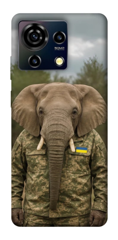 Чохол на ZTE Blade V50 Vita Слон захисник фото 1 з 1