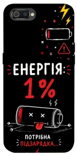 Чохол на Realme C2 Енергія: 1% фото 1 з 1