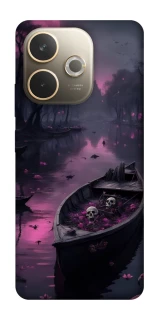 Чехол на Oppo A5 Pro 4G Boat and flamingo фото 1 из 1