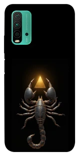 Чехол на Xiaomi Redmi Note 9 4G / Redmi 9 Power Scorpio with Golden Triangle фото 1 из 1