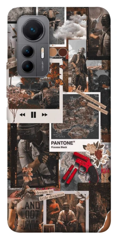 Чехол на Xiaomi 12 Lite PUBG Collage фото 1 из 1