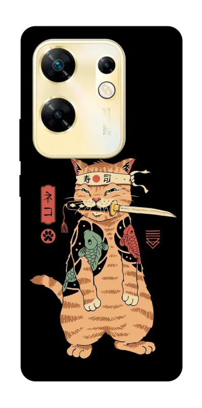 Чохол на Infinix Zero 30 4G Кіт-самурай фото 1 з 1