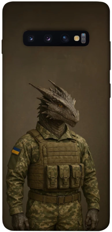 Чехол на Samsung Galaxy S10+ Дракон защитник фото 1 из 1