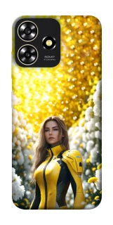 Чехол на ZTE Blade A73 4G Cyber space girl ver.2 фото 1 из 1