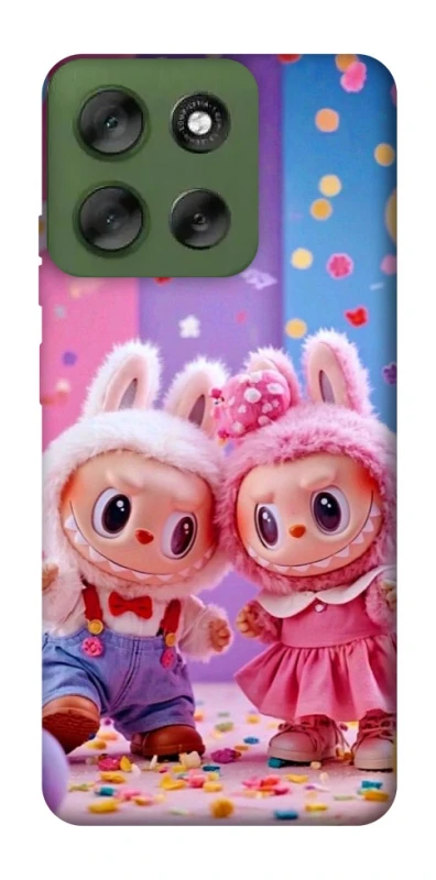 Чохол на Motorola Moto G56 5G Labubu twins ver.3 фото 1 з 1
