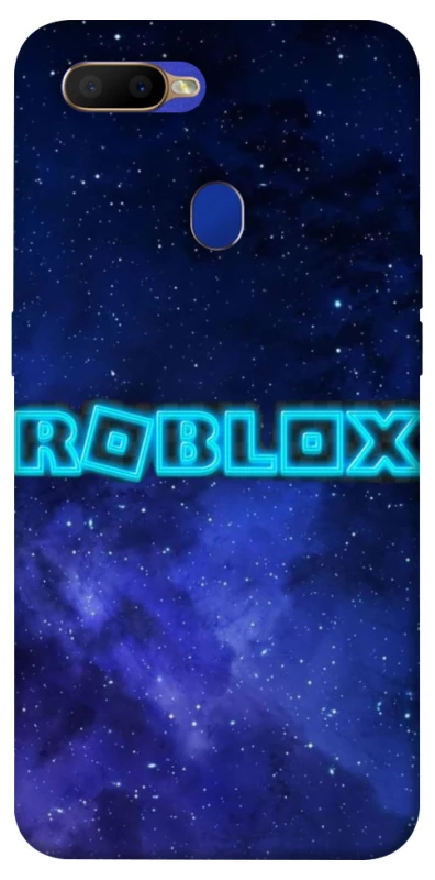 Чехол на Oppo A5s Roblox Space Logo Blue фото 1 из 1