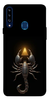 Чехол на Samsung Galaxy A20s Scorpio with Golden Triangle фото 1 из 1