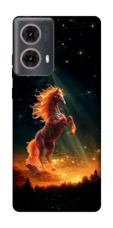 Чохол на Motorola Moto G85 Red Fire Horse ver.2 фото 1 з 1