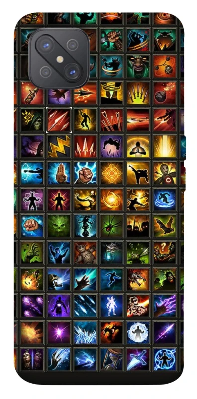 Чохол на Oppo A92s Abilities menu ver.3 фото 1 з 1