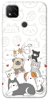 Чохол на Xiaomi Redmi 9C Funny Pets фото 1 з 1