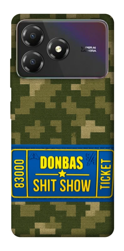 Чехол на ZTE Blade A36 Donbas ticket фото 1 из 1