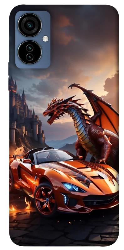 Чохол на TECNO Camon 19 Neo Сar and dragon фото 1 з 1