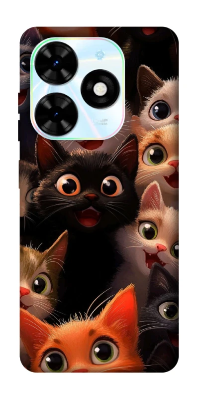 Чохол на TECNO Spark Go 2024 happy cats фото 1 з 1