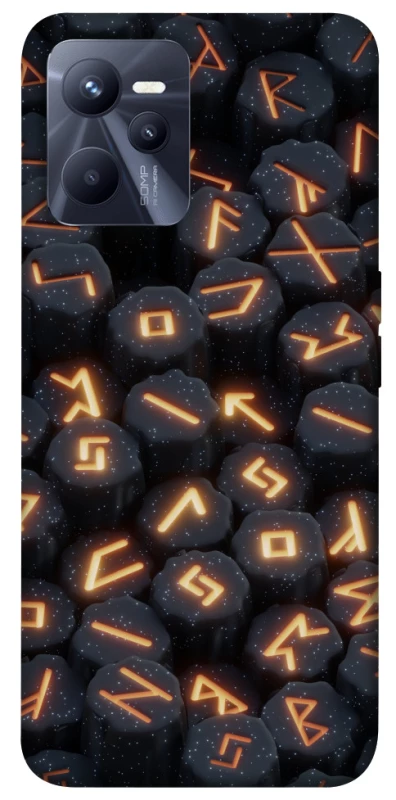 Чехол на Realme C35 Огненые руны фото 1 из 1