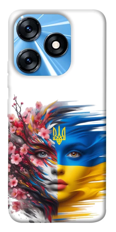 Чохол на TECNO Spark 10 Flowering Ukraine фото 1 з 1