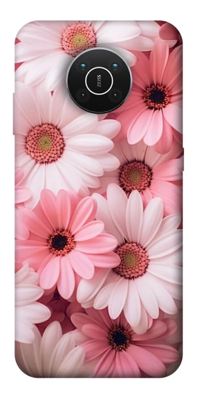 Чехол на Nokia X10 / X20 Розовые цветы v2 фото 1 из 1