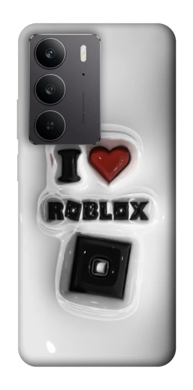 Чохол на Realme C75 I love Roblox фото 1 з 1