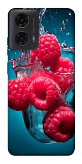 Чехол на Motorola Moto G04 Малинка в воде фото 1 из 1